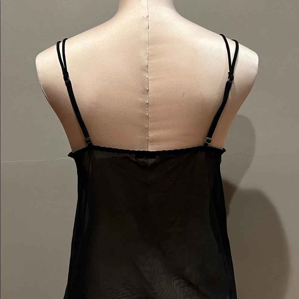 Intimissimi Black Sheer Detail Camisole, Size XS/S - Picture 8 of 10